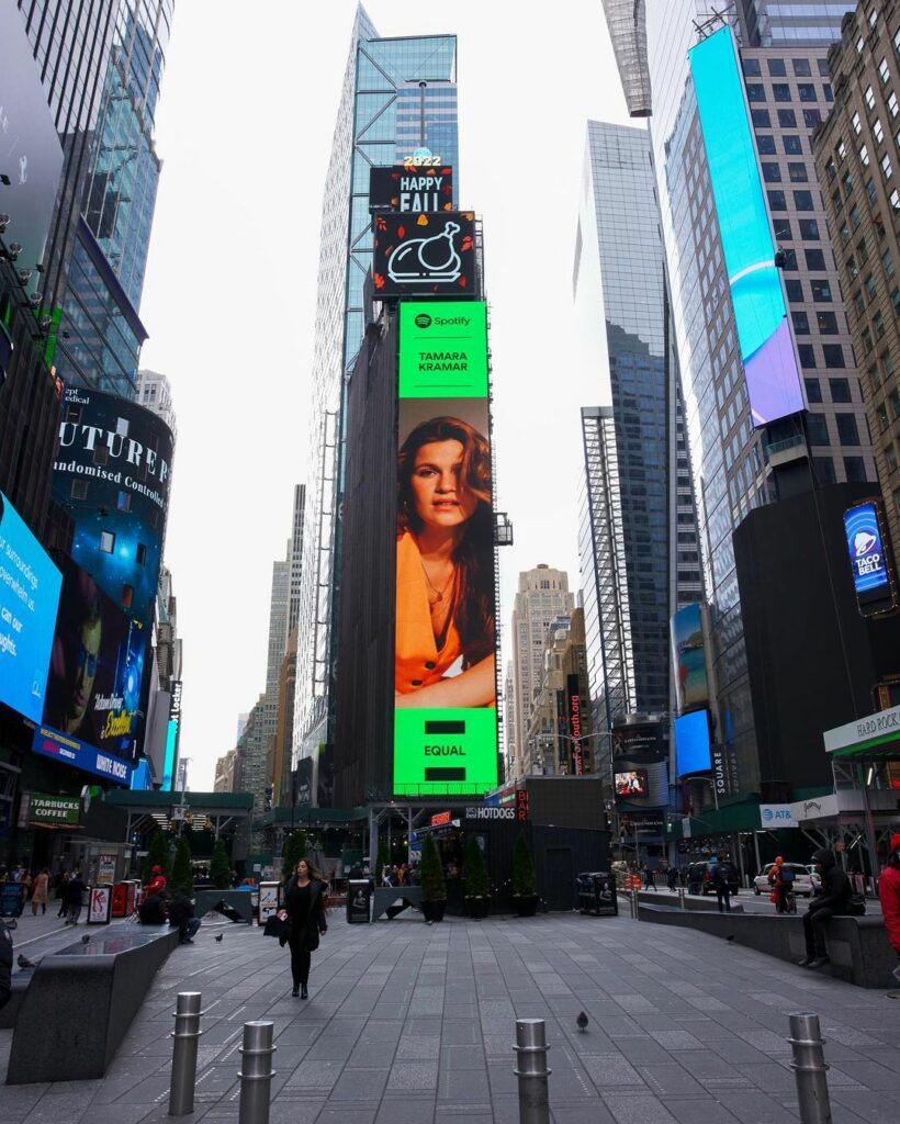 Times Square, Spotify