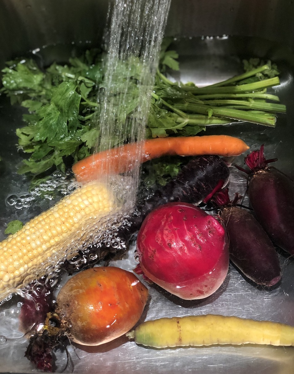 ovocie a zelenina, umývanie, chémia
