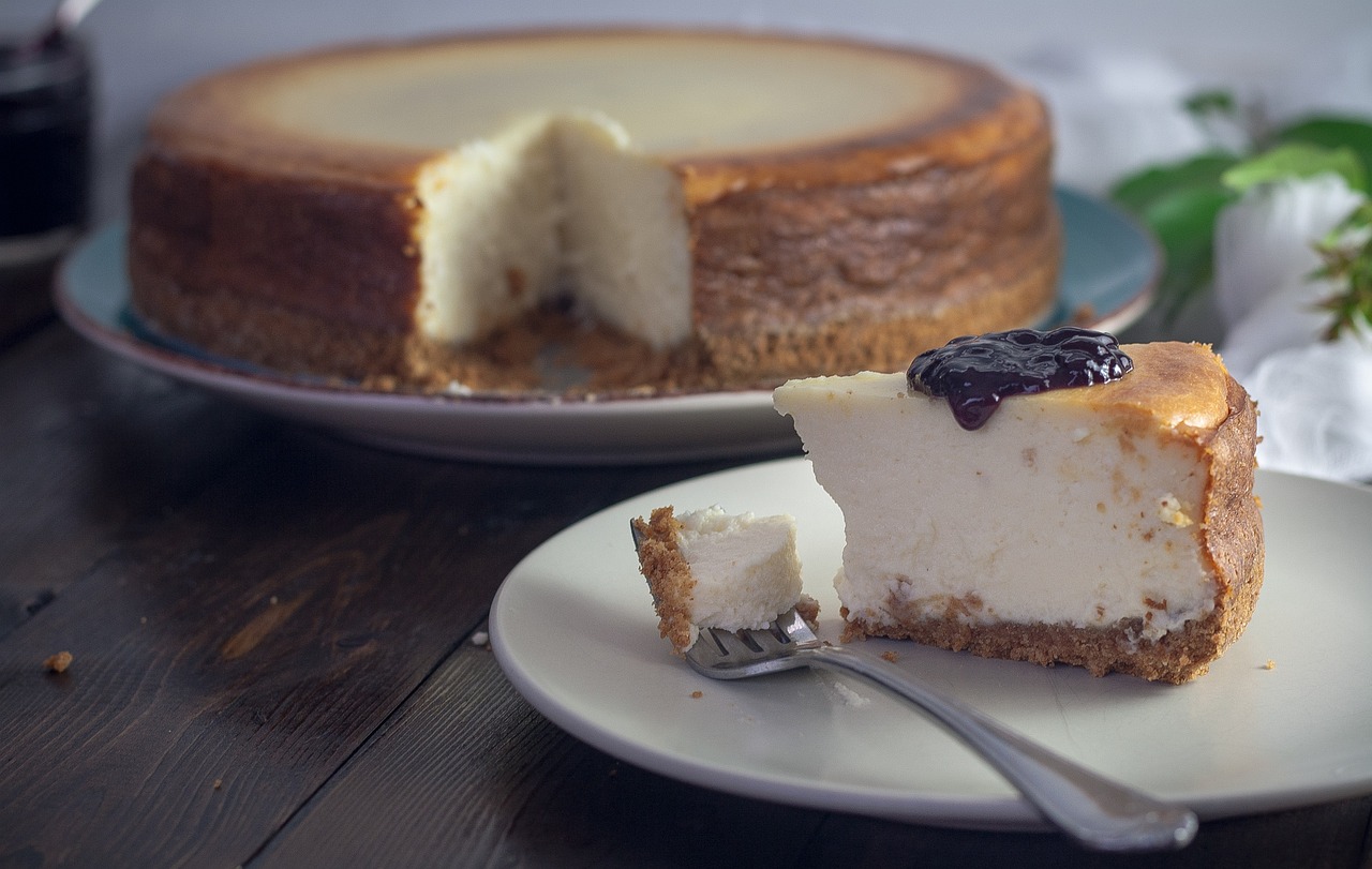 cheesecake, koláč, pečenie