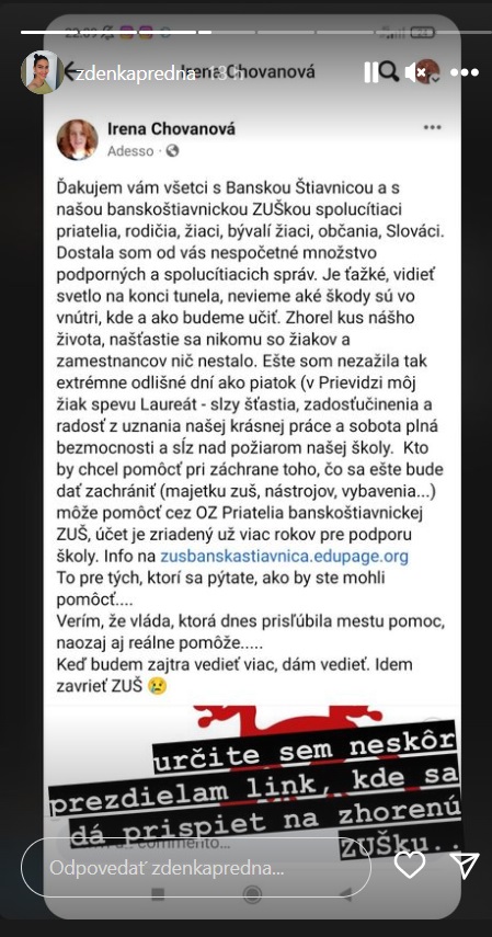 požiar, ZUŠ, nástroje