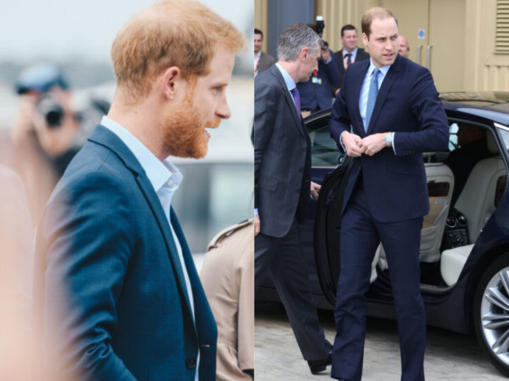 Princ Harry a Princ William.