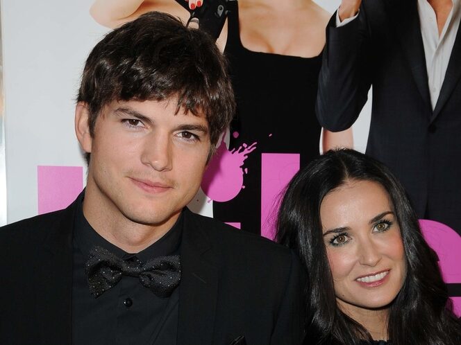 Ashton kutcher a Demi Moore na premietaní "Killers" Los Angeles, Cinerama dome.