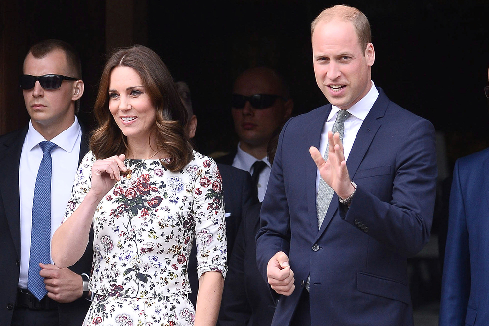 PRINC WILLIAM A CATHERINE vojvodkyňa z CAMBRIDGE.